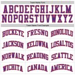 Custom Throwback Basketball Jersey in White Purple and Orange Custom White Purple-Orange Authentic Throwback Basketball Jersey