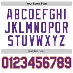 Custom Performance T-Shirt in White, Purple, and Orange - Stylish Activewear for Men & Women Custom White Purple-Orange Performance