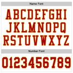 Custom Authentic Football Jersey - White Red Gold Mesh Design Custom White Red-Gold Mesh Authentic Football Jersey