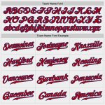 Custom Authentic Baseball Jersey - White Red-Royal Design, Personalized Team Apparel Custom White Red-Royal Authentic Baseball