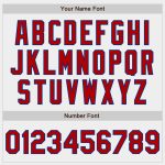 Custom Authentic Baseball Jersey - White Red-Royal Design, Personalized Team Apparel Custom White Red-Royal Authentic Baseball