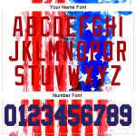 American Flag 3D Baseball Jersey - Custom White and Royal-Red Design Custom White Royal-Red 3D American Flag Authentic Baseball