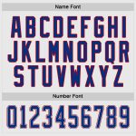Custom Royal-Red Hockey Jersey | Personalized White Team Jersey for Players Custom White Royal-Red Hockey Jersey