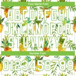 Custom Pineapple 3D Pattern Bomber Jacket - White & Neon Green Snap Varsity Letterman Design Custom White White-Neon Green