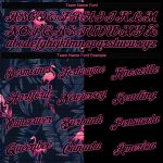 Custom Womens Black Pink Flamingo 3D V-Neck Cropped Baseball Jersey Custom Women's Black Black-Pink Flamingo 3D V-Neck Cropped