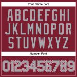Custom Womens V-Neck Baseball Jersey in Crimson Gray-White, Cropped Design for Stylish Sportswear Custom Women's Crimson