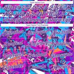Custom Graffiti Pattern Womens 3D V-Neck Cropped Baseball Jersey - Purple-White Words Design Custom Women's Graffiti Pattern