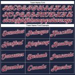 Custom Womens Navy Crimson-White V-Neck Cropped Jersey for Baseball Custom Women's Navy Crimson-White V-Neck Cropped Baseball