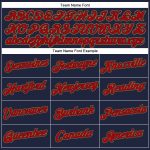 Custom Womens Navy Red Gold V-Neck Cropped Baseball Jersey Custom Women's Navy Red-Old Gold V-Neck Cropped Baseball Jersey