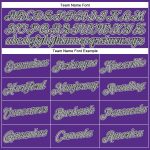 Custom Womens Purple Black Gray V-Neck Cropped Baseball Jersey Custom Women's Purple Black White-Gray V-Neck Cropped Baseball