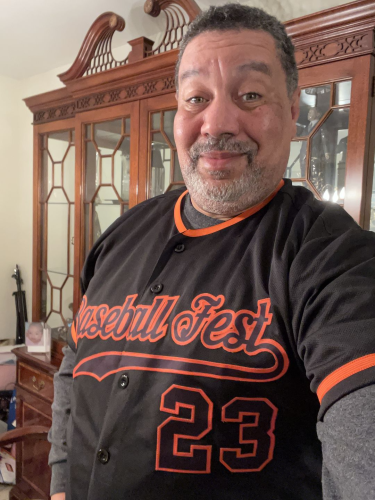 Custom Black Orange Authentic Baseball Jersey for Men and Women photo review