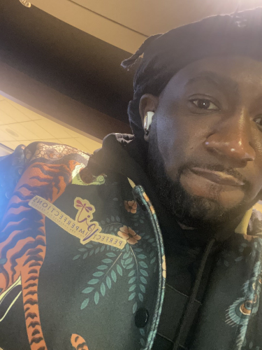 Custom Black and Gold Tiger Peacock 3D Pattern Bomber Varsity Full-Snap Jacket photo review