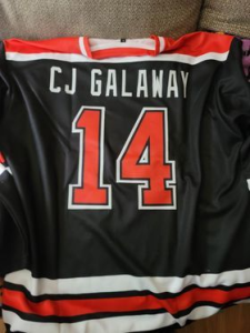 Custom Hockey Jersey Black Red White - Personalized Team Jersey photo review
