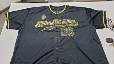 Click to view full screen Custom Authentic Black and Old Gold Baseball Jersey for Personalized Style photo review