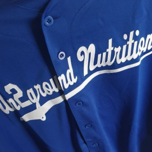 Authentic Baseball Jersey - Custom White Light Blue Design for Fans photo review