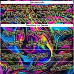 Personalized 3D Colorful Psychedelic Fluid Art Baseball Jersey for Unique Style Personalized 3D Abstract Colorful Psychedelic