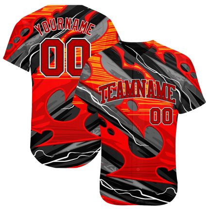 Custom 3D Abstract Baseball Jersey for Sports Teams - Personalized Team Apparel Personalized 3D Abstract For Sport Team Baseball