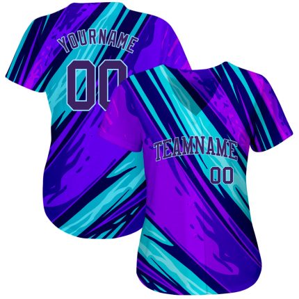Custom 3D Abstract Baseball Jersey for Sports Teams - Personalized Sports Apparel Personalized 3D Abstract For Sport Team