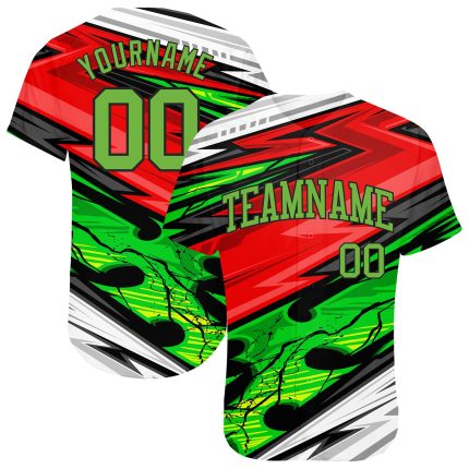 Personalized 3D Abstract Baseball Jersey for Sport Team - Custom Team Apparel 5 Personalized 3D Abstract For Sport Team Baseball
