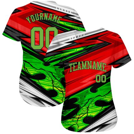 Personalized 3D Abstract Baseball Jersey for Sport Team - Custom Team Apparel 5 Personalized 3D Abstract For Sport Team Baseball