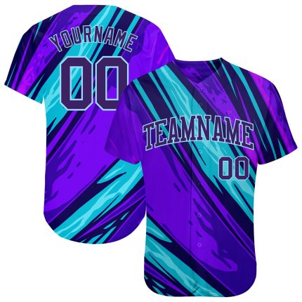 Custom 3D Abstract Baseball Jersey for Sports Teams - Personalized Sports Apparel Personalized 3D Abstract For Sport Team