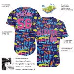 Personalized Summer Hawaii Jersey 3D Abstract Geometric Palm Trees Flamingo Sharks Baseball Jersey 2 Personalized 3D Abstract