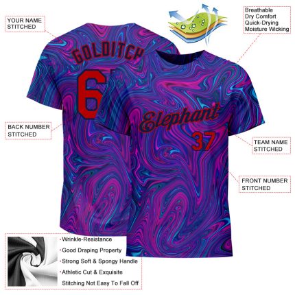 Personalized 3D Abstract Fluid Art T-Shirt for Unique Style and Comfort Personalized 3D Abstract Interweaving Curved Fluid