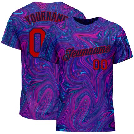Personalized 3D Abstract Fluid Art T-Shirt for Unique Style and Comfort Personalized 3D Abstract Interweaving Curved Fluid