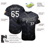 Custom 3D Abstract Liquid Marbling Art Baseball Jersey - Unique Personalized Apparel Personalized 3D Abstract Liquid Marbling