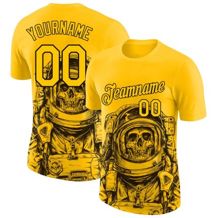 3D Astronaut T-Shirt for Kids | Personalized Performance Tee Personalized 3D Astronaut Performance T-Shirt 2