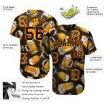 Custom 3D Beer Baseball Jersey - Personalized Sports Apparel for Fans Personalized 3D Beer Baseball Jersey