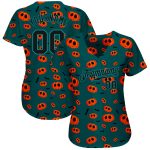 Personalized 3D Halloween Pumpkins Baseball Jersey for Halloween Fans and Players Personalized 3D Halloween Pumpkins Baseball