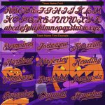 Personalized 3D Halloween Pumpkins Baseball Jersey for Horror Night, Size 2 Personalized 3D Halloween Pumpkins Horror Night
