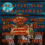Custom 3D Horror Night Halloween Pumpkins Long Sleeve Performance T-Shirt Personalized 3D Halloween Pumpkins Horror Night