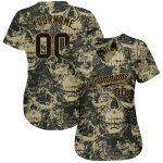 Halloween Skulls 3D Personalized Baseball Jersey for Adults and Kids Personalized 3D Halloween Skulls Baseball Jersey 4