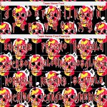 3D Halloween Skulls Personalized Long Sleeve Performance T-Shirt for Men and Women Personalized 3D Halloween Skulls Long