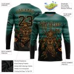 3D Personalized Halloween Trick or Treat Long Sleeve Performance T-Shirt Personalized 3D Halloween Trick Treat Horror Night
