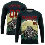 Personalized 3D Halloween Trick or Treat Long Sleeve T-Shirt for Horror Night Performance Personalized 3D Halloween Trick