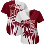 Custom 3D Coconut Trees Baseball Jersey for Hawaii Fans - Personalized Design Personalized 3D Hawaii Coconut Trees Baseball
