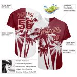 Custom 3D Coconut Trees Baseball Jersey for Hawaii Fans - Personalized Design Personalized 3D Hawaii Coconut Trees Baseball
