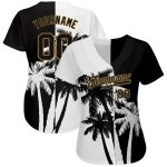 Personalized 3D Baseball Jersey with Hawaii Coconut Trees Design - Size 6 Personalized 3D Hawaii Coconut Trees Baseball Jersey