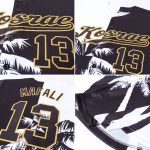 Personalized 3D Baseball Jersey with Hawaii Coconut Trees Design - Size 6 Personalized 3D Hawaii Coconut Trees Baseball Jersey