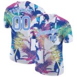 Personalized 3D Hawaii Palm Trees T-Shirt for Performance & Comfort - Custom Fit Personalized 3D Hawaii Palm Trees Performance