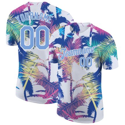 Personalized 3D Hawaii Palm Trees T-Shirt for Performance & Comfort - Custom Fit Personalized 3D Hawaii Palm Trees Performance