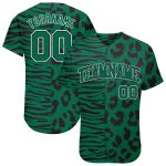 Personalized 3D Leopard Skin Zebra Stripe Baseball Jersey for Men and Women Personalized 3D Leopard Skin Zebra Stripe Baseball
