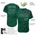 Personalized 3D Leopard Skin Zebra Stripe Baseball Jersey for Men and Women Personalized 3D Leopard Skin Zebra Stripe Baseball