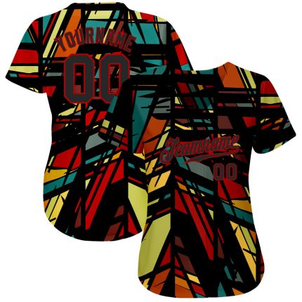 Custom 3D Lines Jersey for Baseball - Personalized Sports Apparel Personalized 3D Lines Baseball Jersey