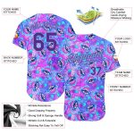 Psychedelic Magic Mushroom Baseball Jersey - Personalized 3D Design, Unique Style Personalized 3D Magic Mushrooms Psychedelic