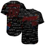 Custom 3D Math Baseball Jersey for Kids - Personalized Youth Sports Apparel Personalized 3D Math Baseball Jersey 4
