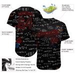 Custom 3D Math Baseball Jersey for Kids - Personalized Youth Sports Apparel Personalized 3D Math Baseball Jersey 4